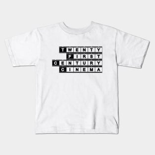 Twenty First Century Cinema TFCC Word Logo Black Kids T-Shirt